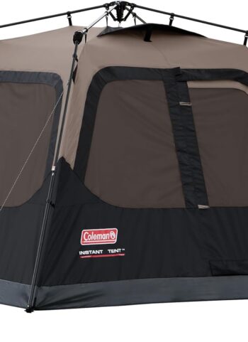 Coleman 4/6/8/10 Person Instant Camping Tent with 1-Minute Setup, Large Family Tent with Pre-Attached Poles, Air Vent, & Carry Bag, Sets Up in About 60 Seconds