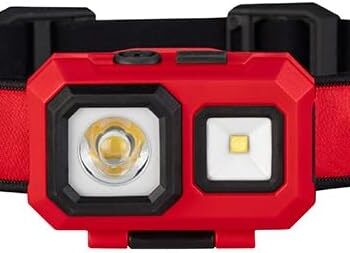 Milwaukee 2104 Spot Flood 450 Lumens Adjustable Hard Hat Headlamp Light